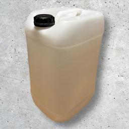 Lot de 8 bidons 25 L translucides – Bouchon DIN 51 + 2 robinets verseurs – PEHD