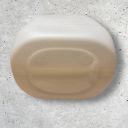 Lot de 8 bidons 25 L translucides – Bouchon DIN 51 + 2 robinets verseurs – PEHD