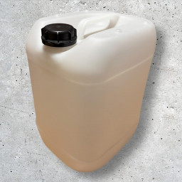 Lot de 2 bidons 20 L translucides – Bouchon DIN 51 + 1 robinet verseur – PEHD