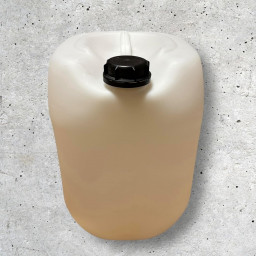 Lot de 2 bidons 20 L translucides – Bouchon DIN 51 + 1 robinet verseur – PEHD