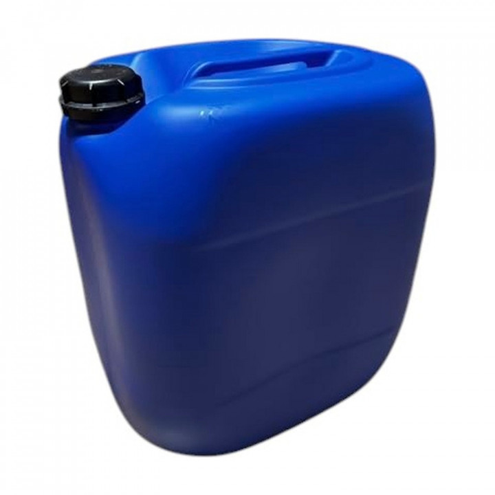 Bidon plastique 30 L bleu – Bouchon à vis DIN 61 – PEHD alimentaire et chimique