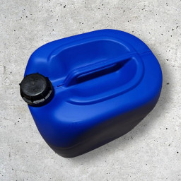 Bidon plastique 30 L bleu – Bouchon à vis DIN 61 – PEHD alimentaire et chimique