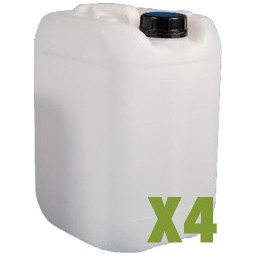 Bidon plastique 20L x4