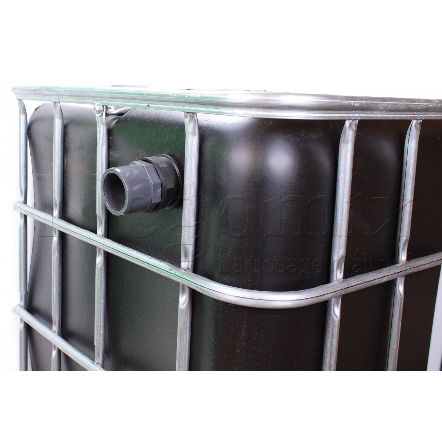 Raccord pour tuyaux de gouttière - Manchon de raccordement en plastique -  Raccord d'eau - Raccord en PVC - Gris (50 x 40 mm)